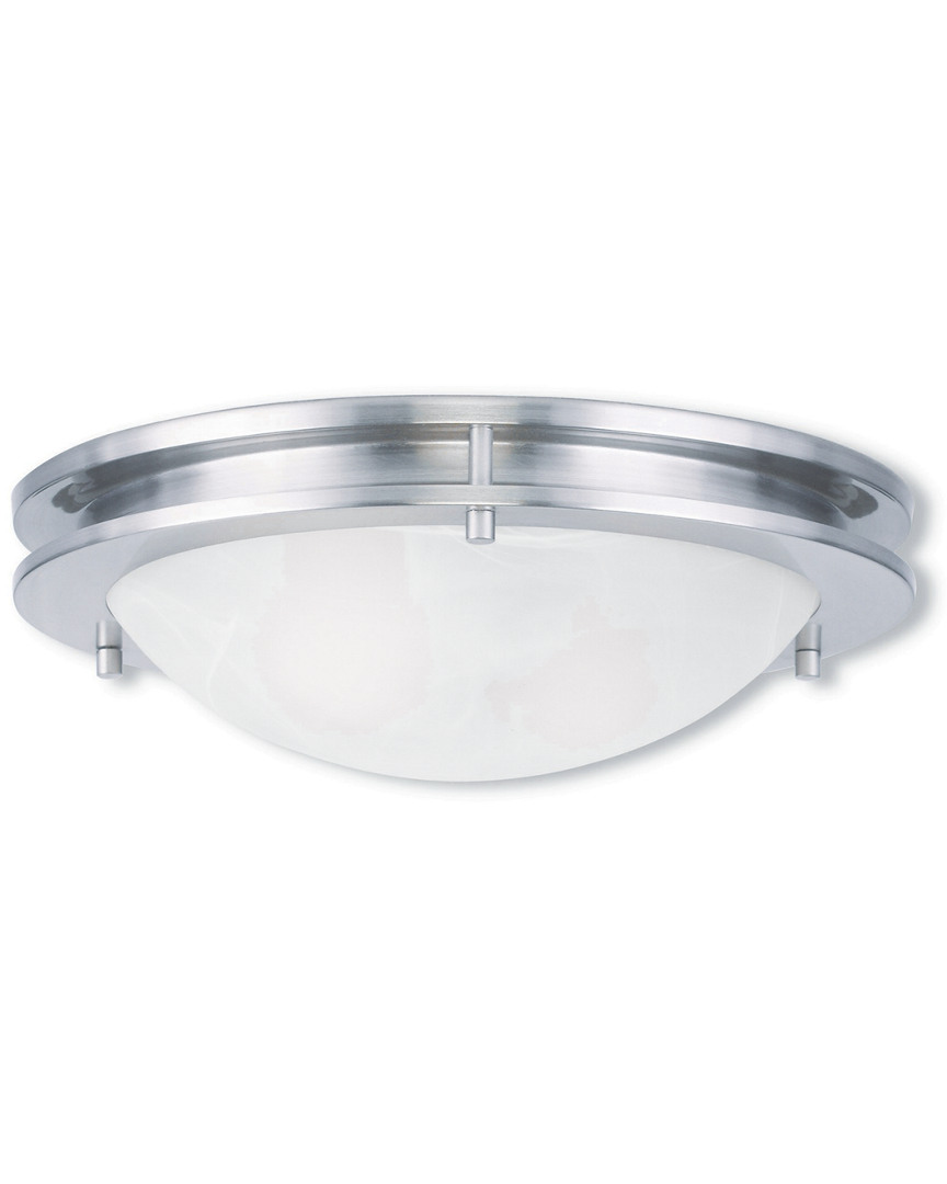 Livex Lighting Livex Ariel 2-light Brushed Nickel Ceiling Mount