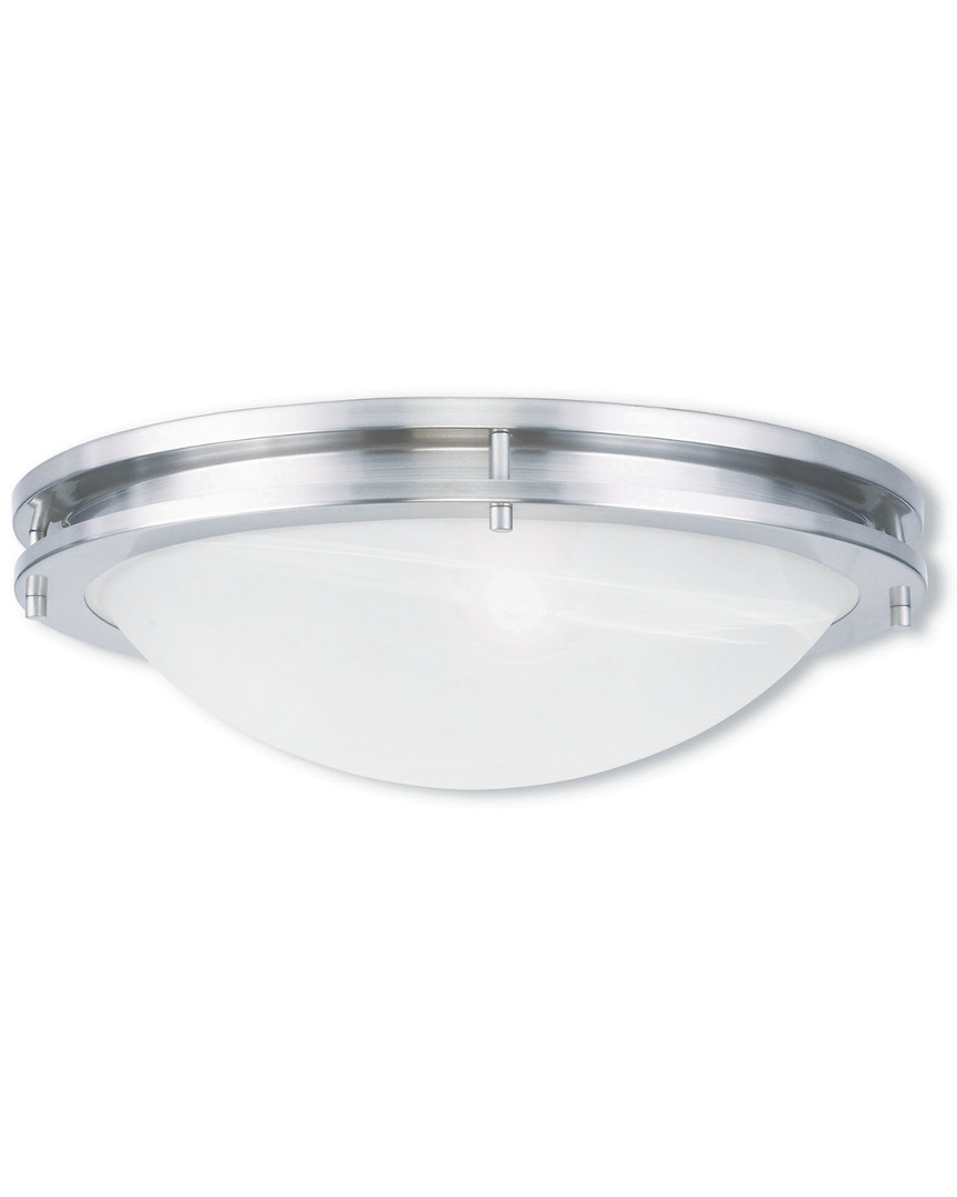 Livex Lighting Livex Ariel 3-light Brushed Nickel Ceiling Mount
