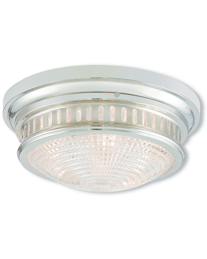 Livex Lighting Livex Berwick 3-light Polished Nickel Ceiling Mount