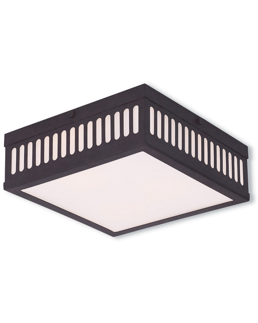 Livex Lighting Discontinued Livex Prentice 3-light Bronze Ceiling Mount