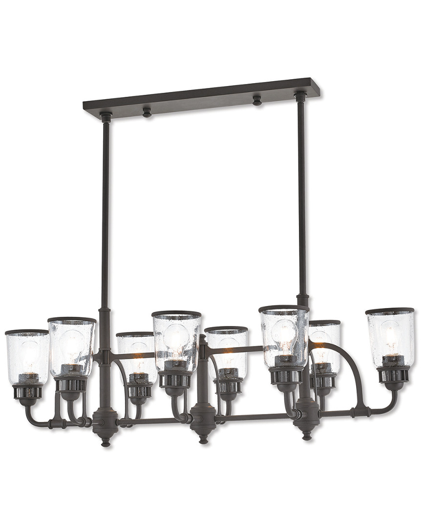 Livex Lighting Livex Lawrenceville 8 Light Bz Linear Chandelier