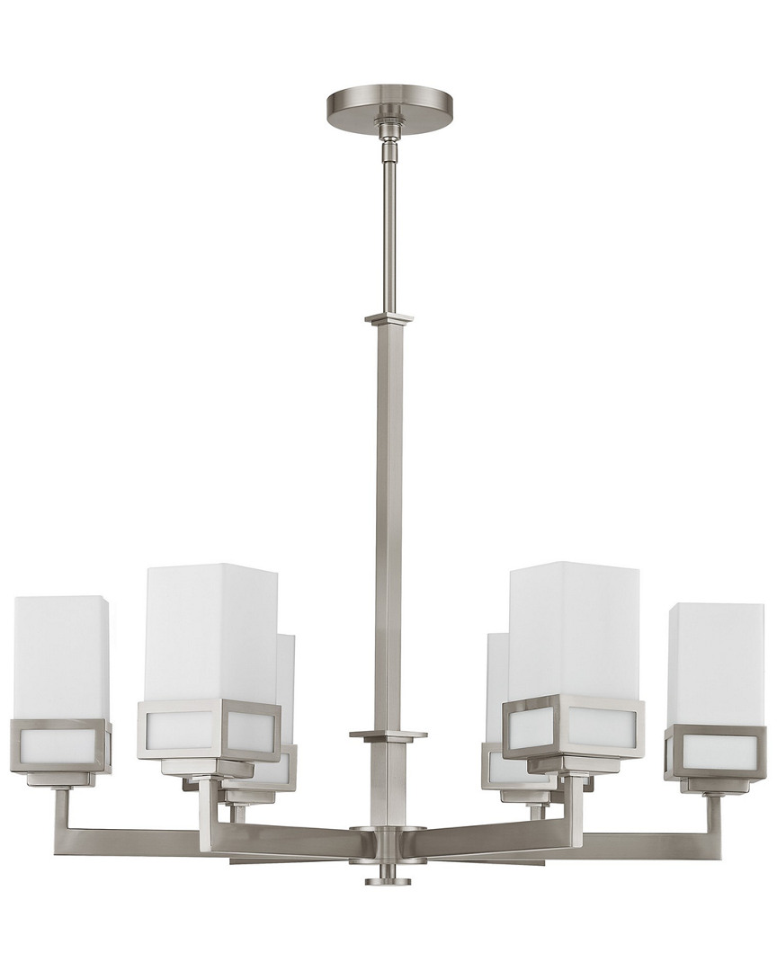 Livex Lighting Livex Harding 6 Light Bn Chandelier