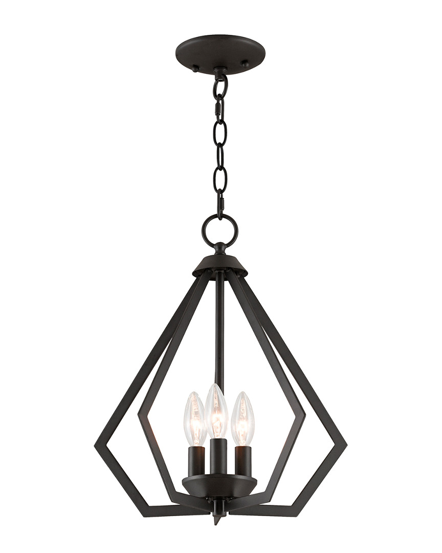 Livex Lighting Livex Prism 3-light Bz Mini Chandelier/ceiling Mount