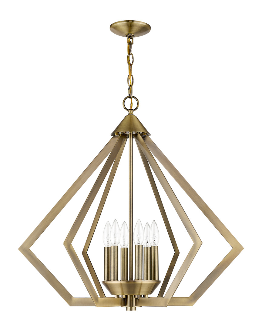 Livex Lighting Livex Prism 6 Light Ab Chandelier