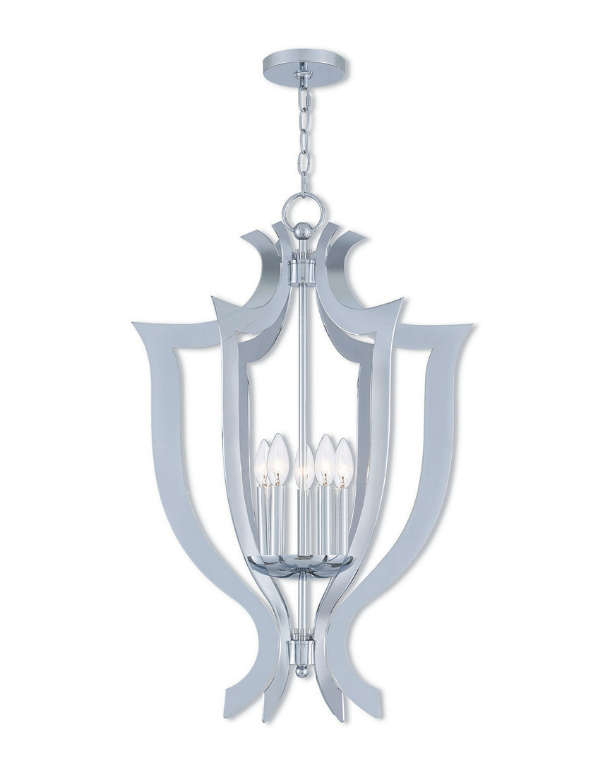 Livex Lighting Livex Aldrich 5 Light Ch Lantern Chandelier