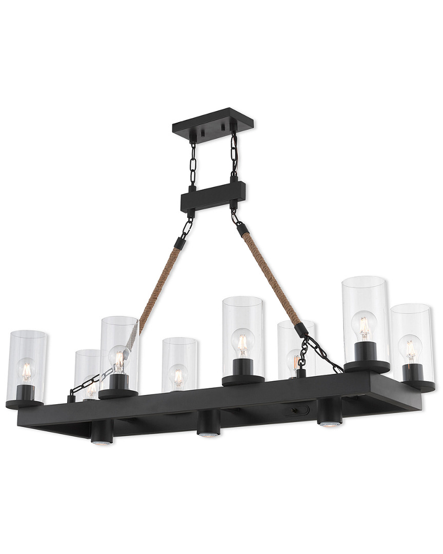 Livex Lighting Livex Metuchen 11 Light Bz Linear Chandelier