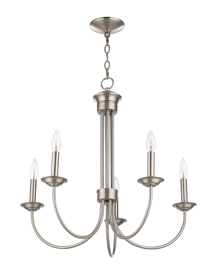 Livex Lighting Livex Estate 5 Light Bn Chandelier