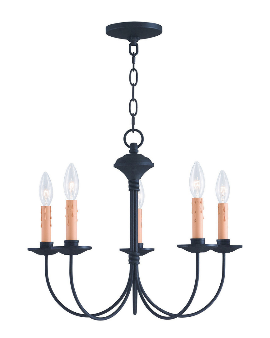 Livex Lighting Livex Heritage 5-light Black Chandelier