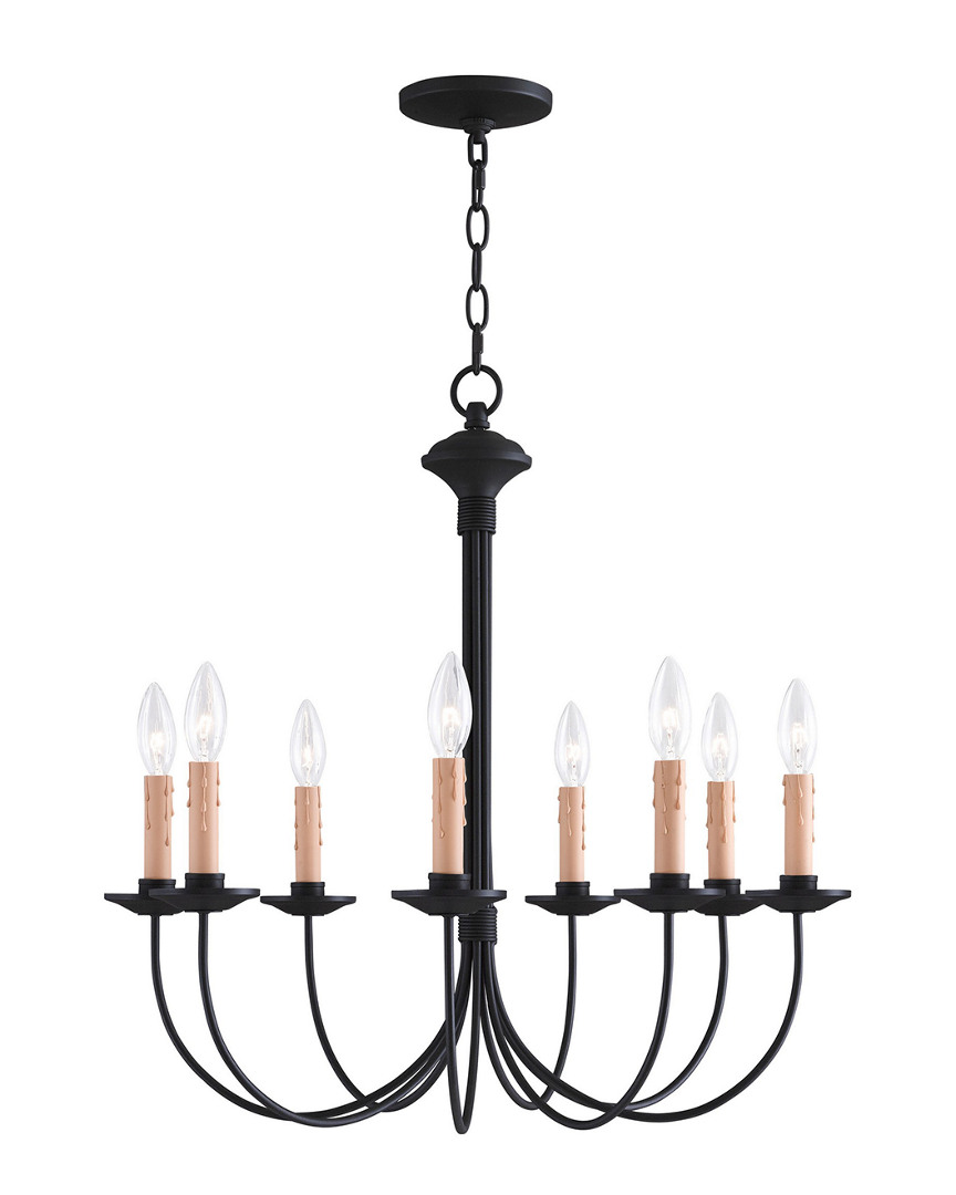 Livex Lighting Livex Heritage 8-light Black Chandelier