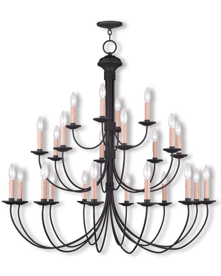 Livex Lighting Livex Heritage 24-light Black Chandelier