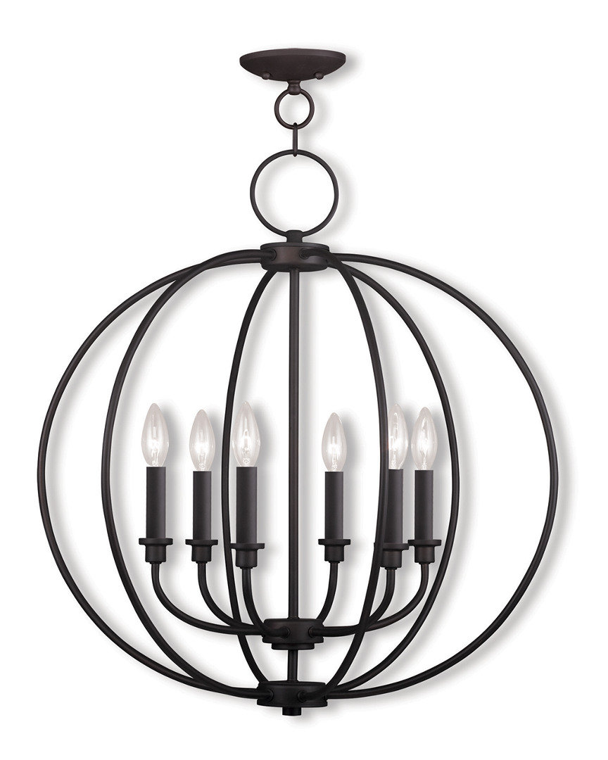 Livex Lighting Livex Milania 6-light Bronze Chandelier