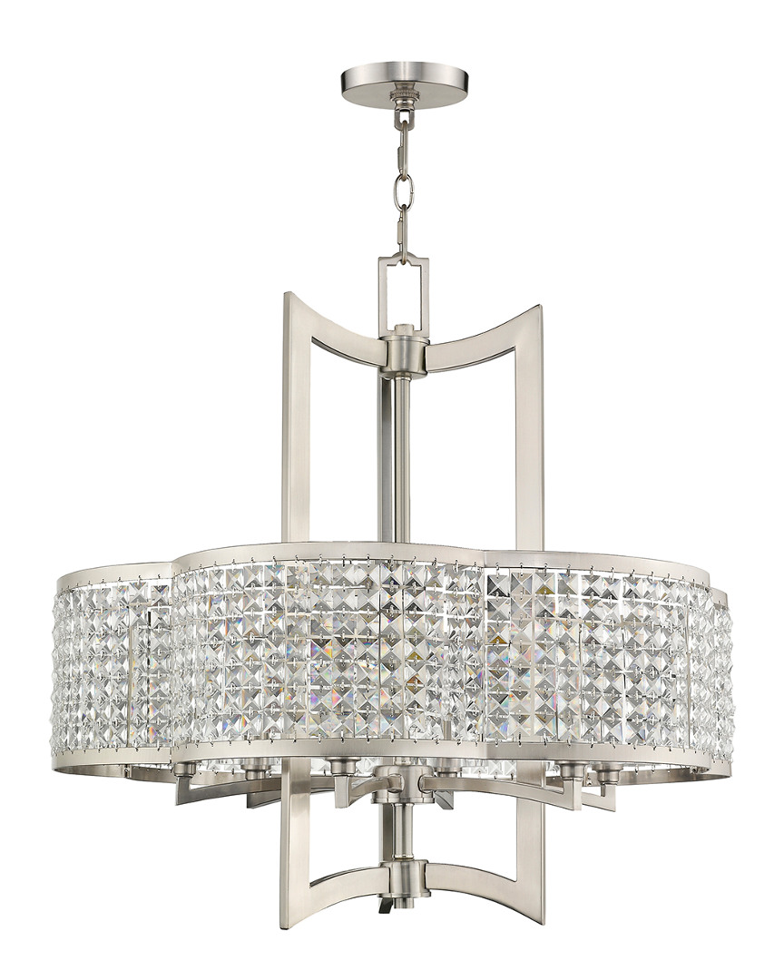 Livex Lighting Livex Grammercy 6-light Brushed Nickel Chandelier