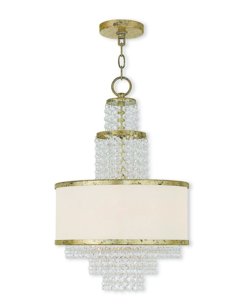 Shop Livex Lighting Discontinued Livex Prescott 3-light Winter Gold Mini Chandelier