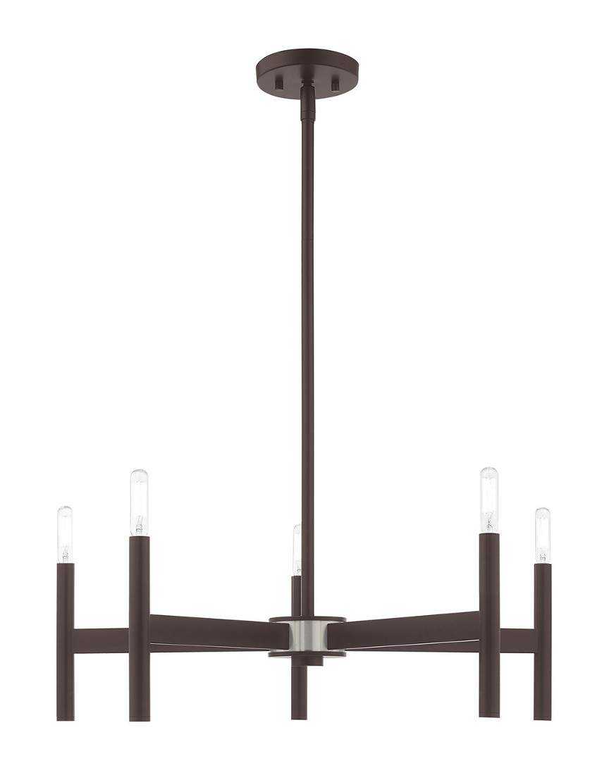 Livex Lighting Livex Copenhagen 5 Light Bronze Chandelier