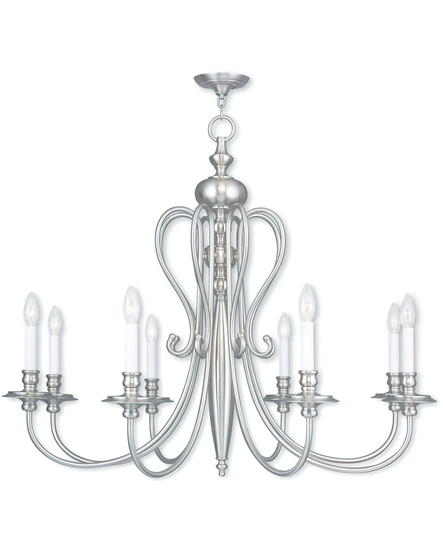 Livex Lighting Livex Caldwell 8-light Brushed Nickel Chandelier