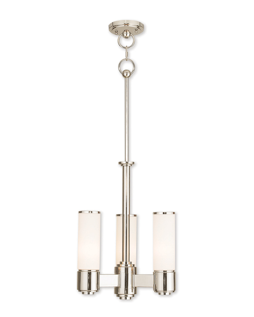 Livex Lighting Livex Weston 3-light Polished Nickel Mini Chandelier