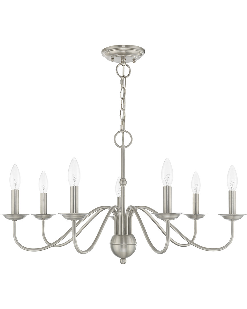 Livex Lighting Livex Windsor 7 Lt Brushed Nickel Chandelier