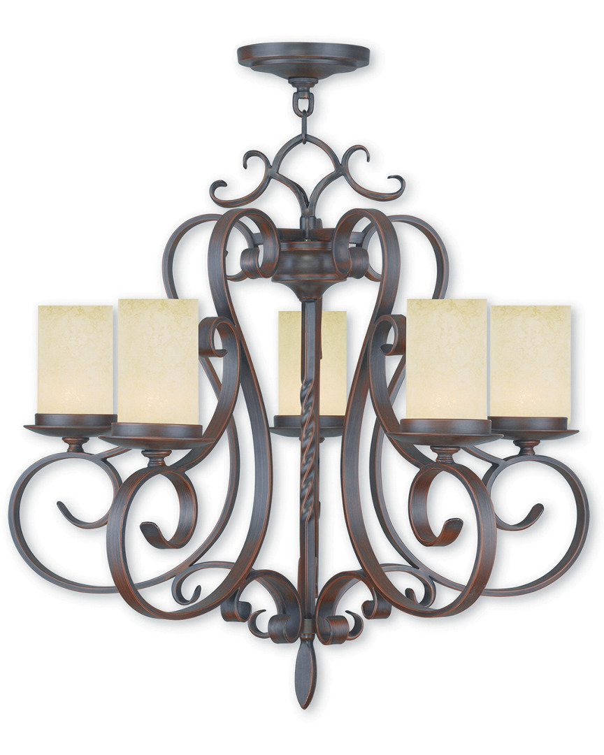 Livex Lighting Livex Millburn Manor 5-light Imperial Bronze Chandelier