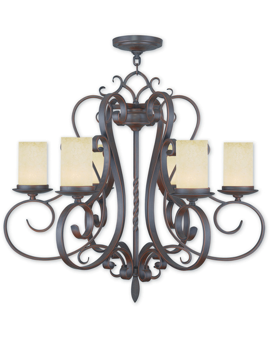 Livex Lighting Livex Millburn Manor 6-light Imperial Bronze Chandelier