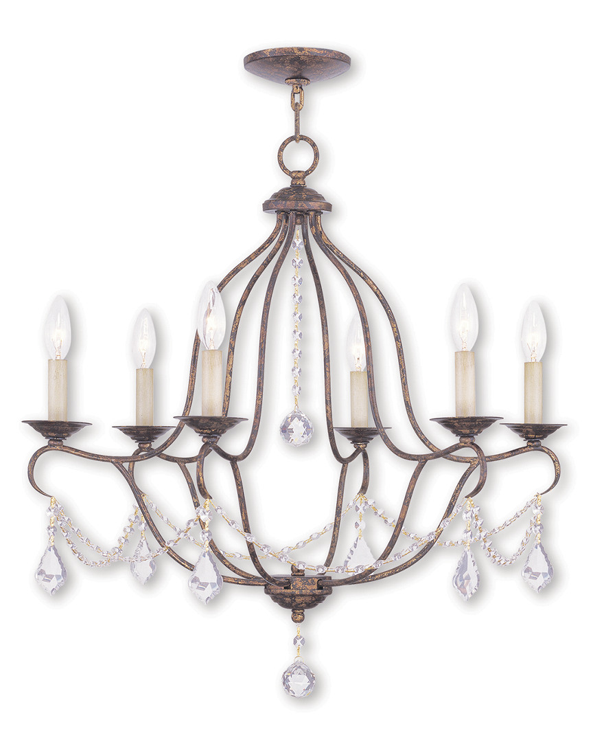 Livex Lighting Livex Chesterfield 6-light Vbr Chandelier