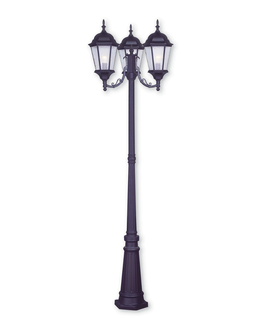 Livex Lighting Livex Hamilton 2-light Bronze Outdoor 2 Head Post