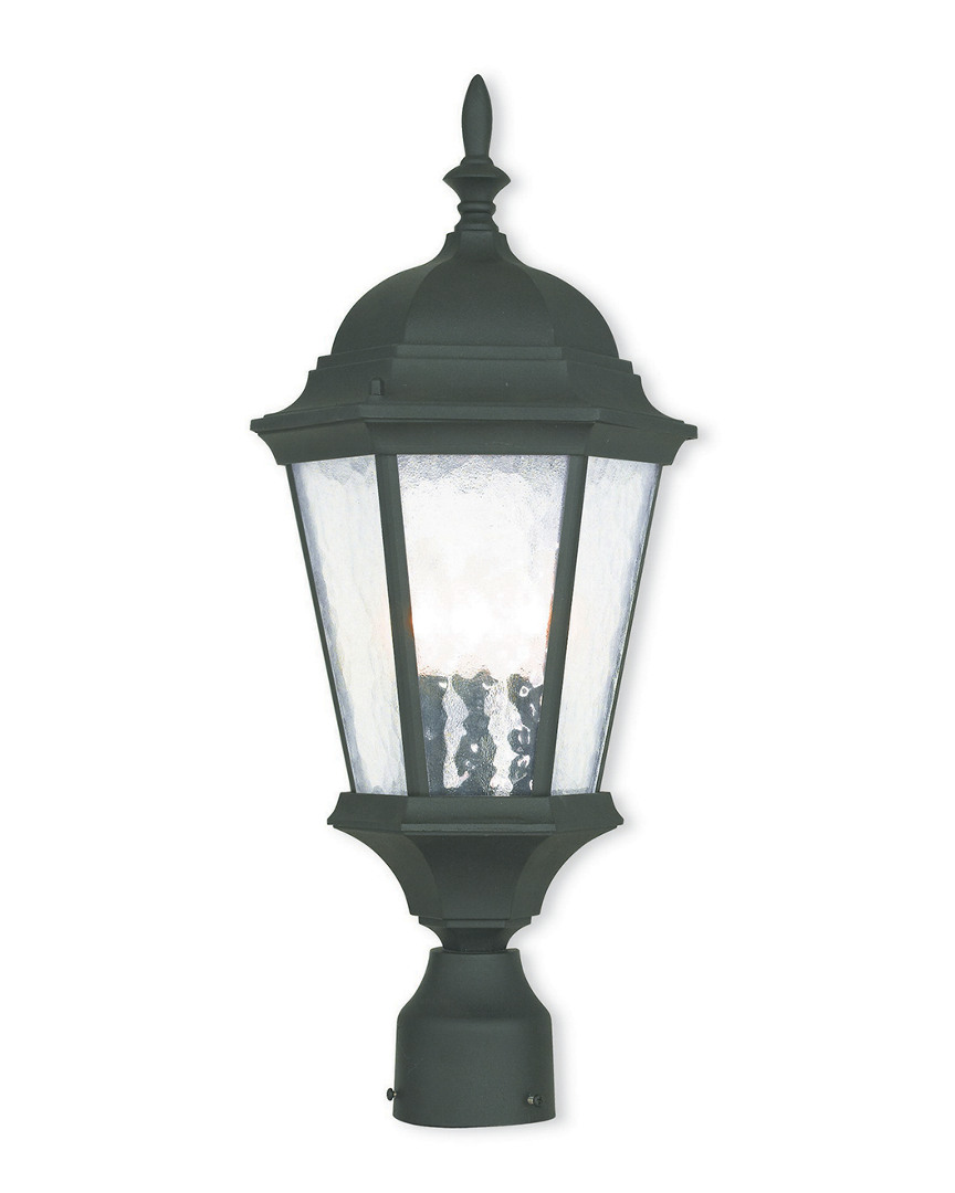 Livex Lighting Livex Hamilton 3-light Tbk Outdoor Post Lantern