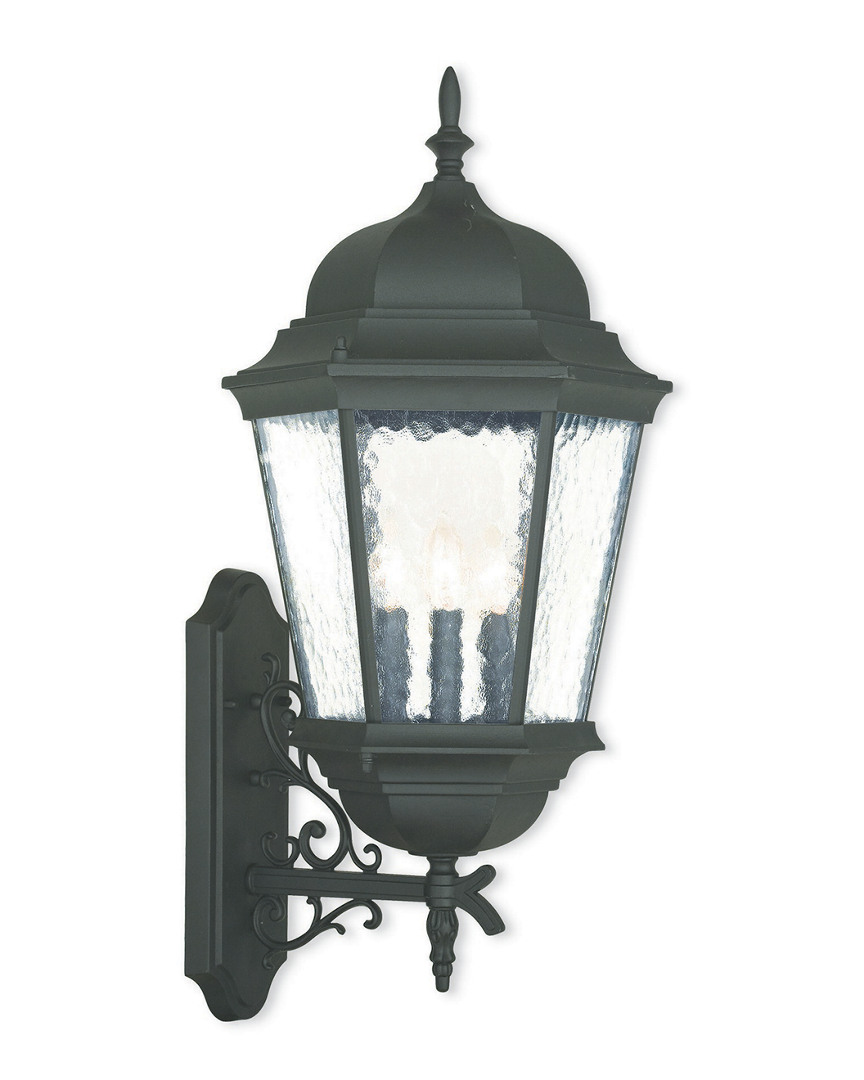 Livex Lighting Discontinued Livex Hamilton 3-light Tbk Outdoor Wall Lantern