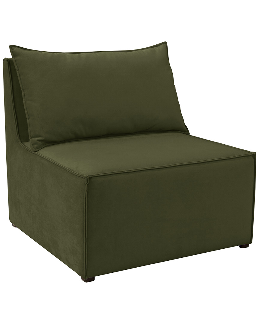 Skyline Furniture French Seamed Sectional Armless Chair