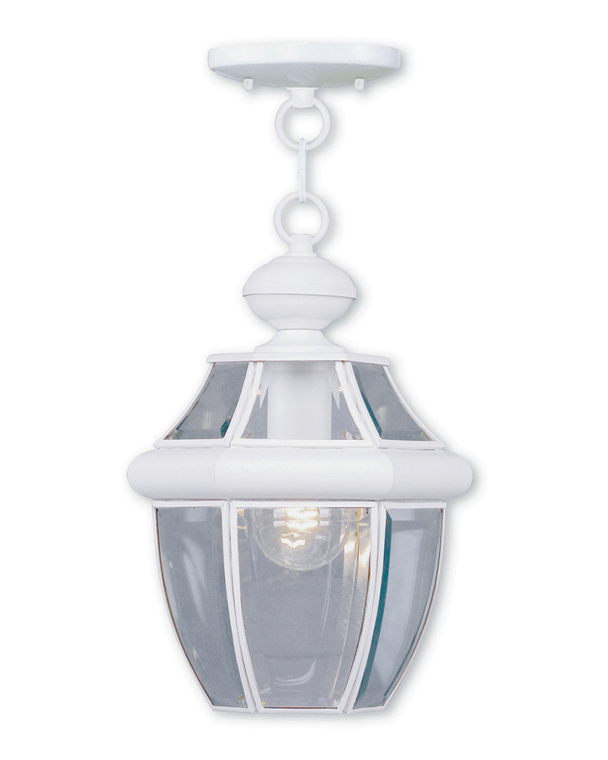 Livex Lighting Livex Monterey 1-light White Outdoor Chain Lantern