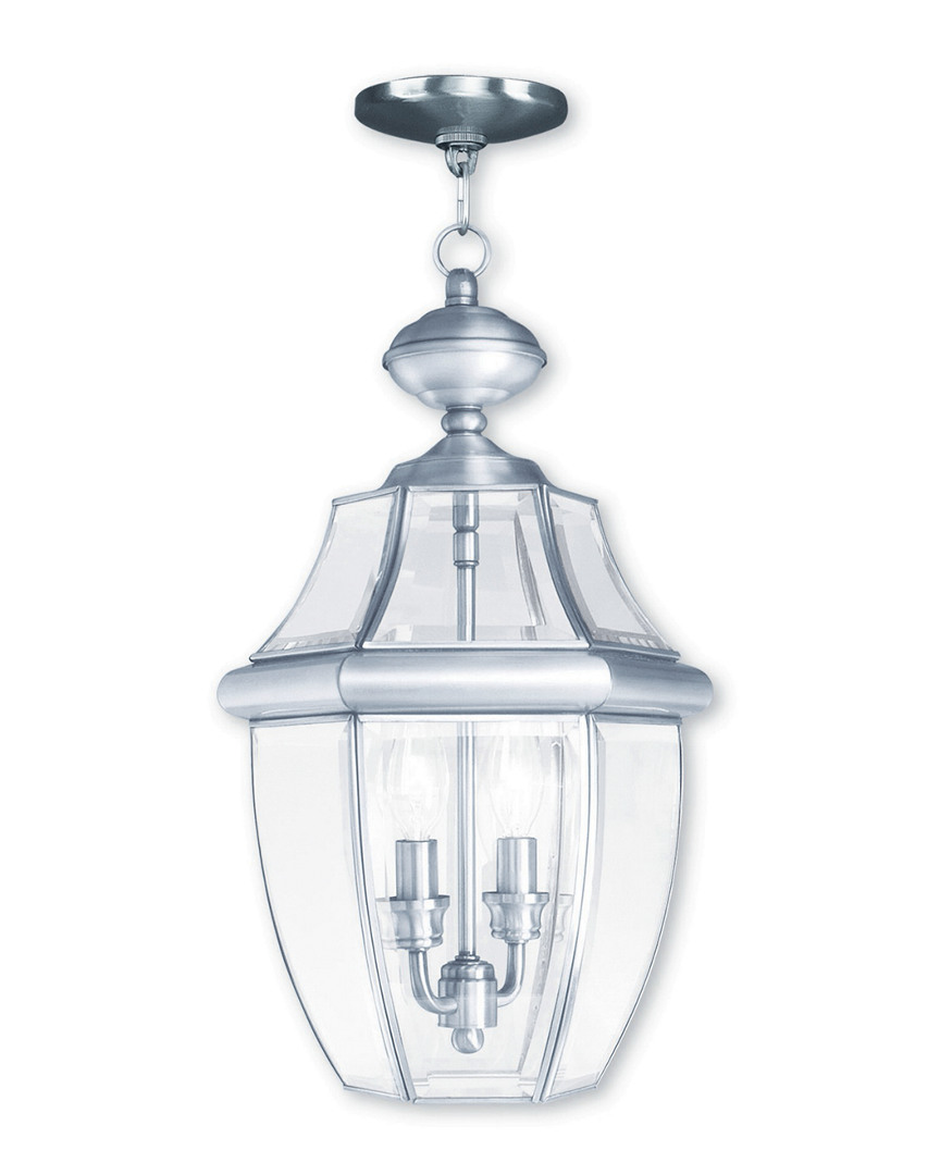 Livex Lighting Livex Monterey 2-light Bn Outdoor Chain Lantern