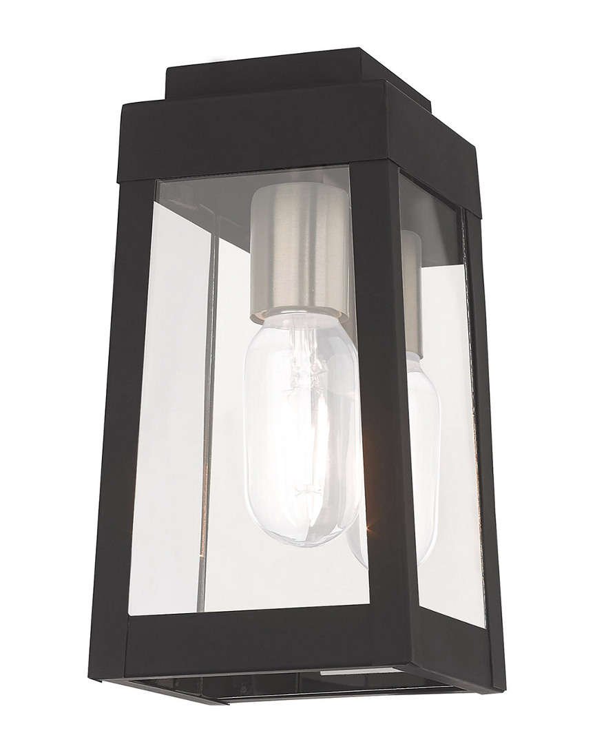 Livex Lighting Livex Oslo 1 Light Black Outdoor Wall Lantern