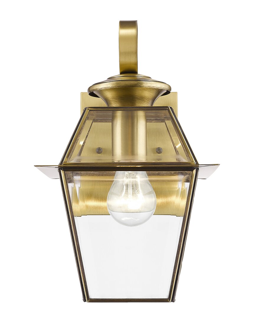 Livex Lighting Livex Westover 1-light Ab Outdoor Wall Lantern