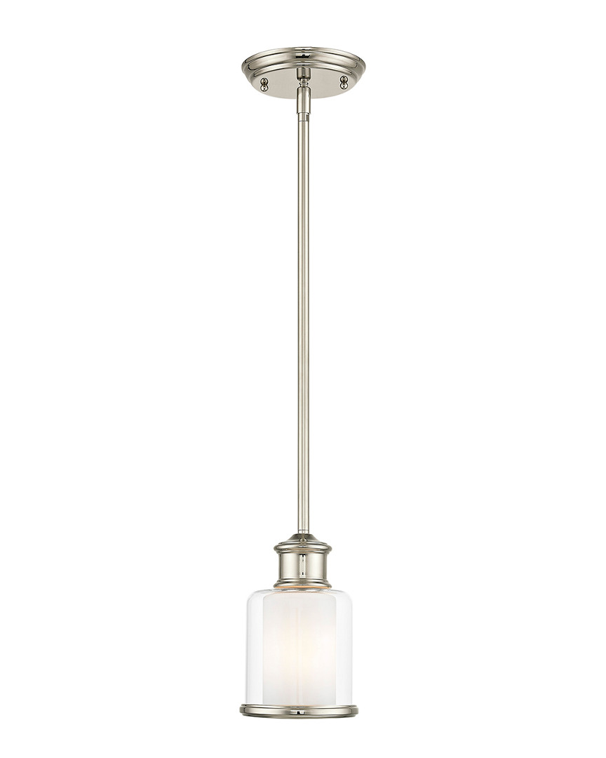 Livex Lighting Livex Middlebush 1-light Polished Nickel Mini Pendant