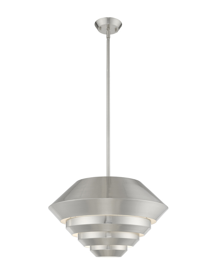 Livex Lighting Livex Amsterdam 1 Lt Brushed Nickel Mini Pendant