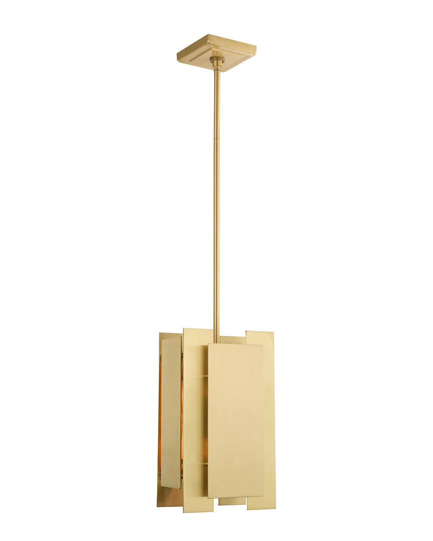 Livex Lighting Livex Varick 1 Lt Satin Brass Mini Pendant