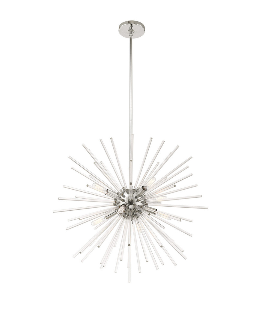 Livex Lighting Livex Utopia 6 Lt Polished Chrome Pendant Chandelier