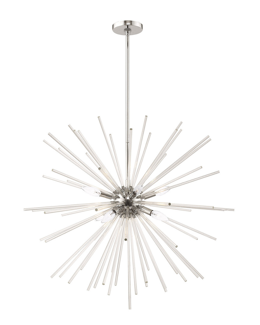 Livex Lighting Livex Utopia 8 Lt Polished Chrome Pendant Chandelier