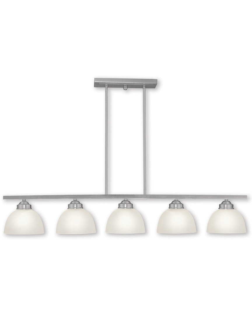 Livex Lighting Livex Somerset 5-light Brushed Nickel Island