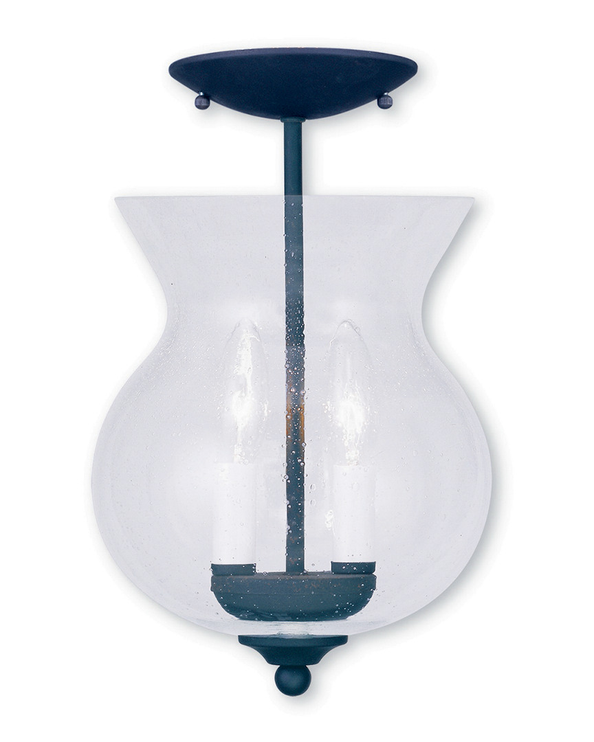 Livex Lighting Discontinued Livex Legacy 2-light Black Chain Hang/ceiling Mount