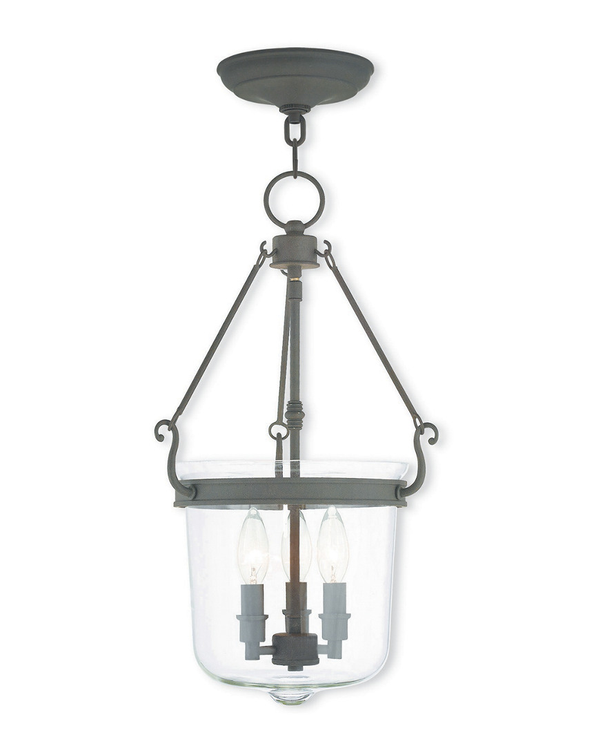 Livex Lighting Discontinued Livex Rockford 3-light Bronze Pendant