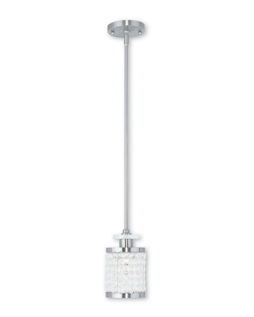 Livex Lighting Livex Grammercy 1-light Brushed Nickel Mini Pendant