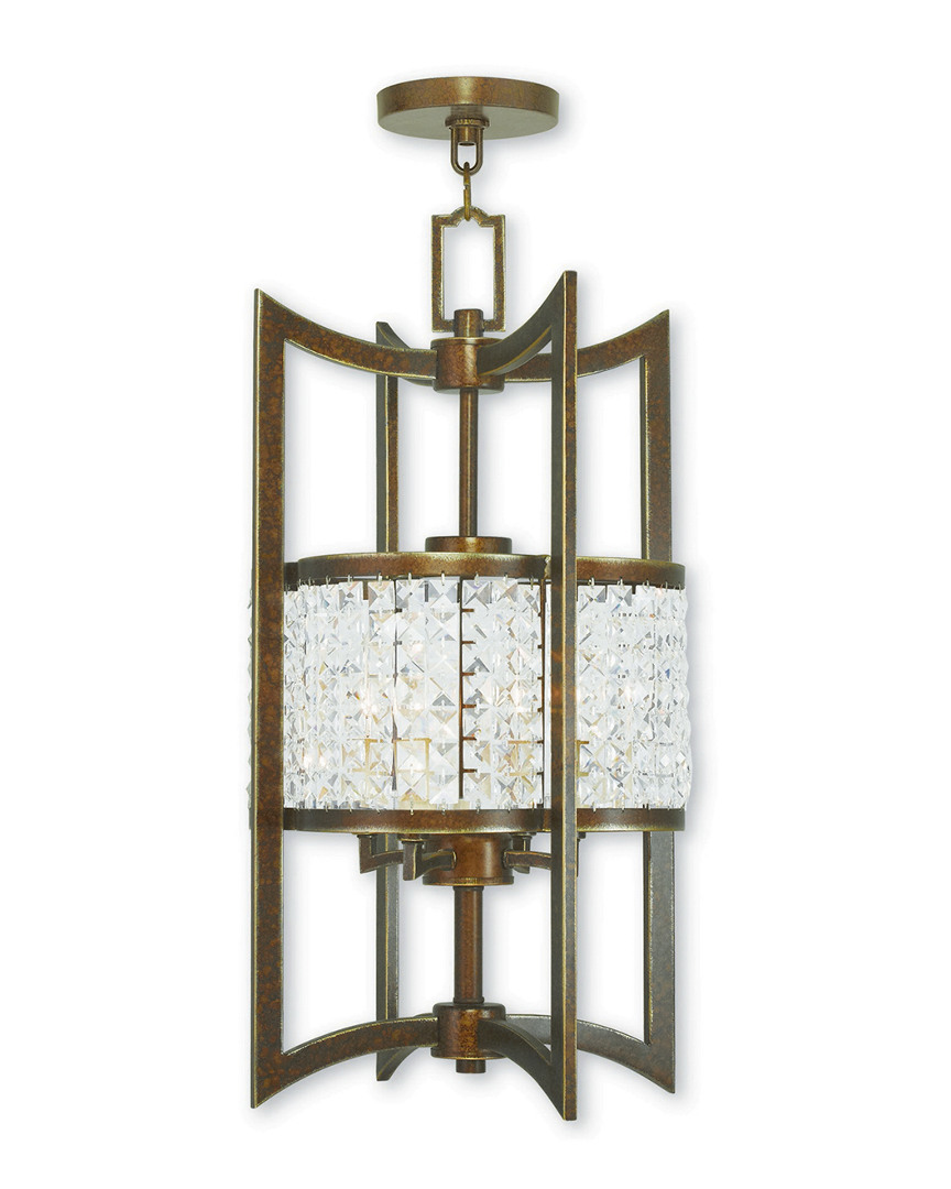 Livex Lighting Discontinued Livex Grammercy 4-light Palatial Bronze Lantern