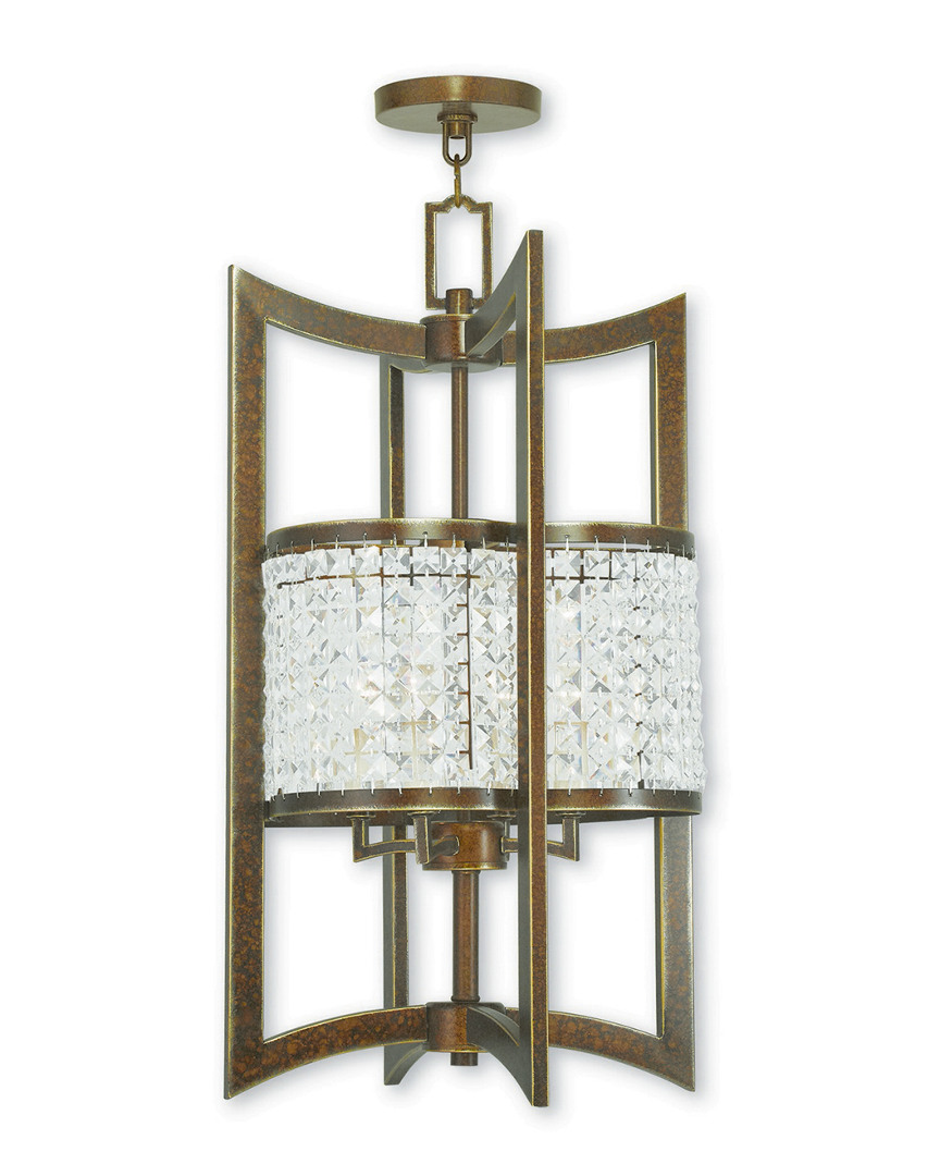 Livex Lighting Discontinued Livex Grammercy 4-light Palatial Bronze Lantern