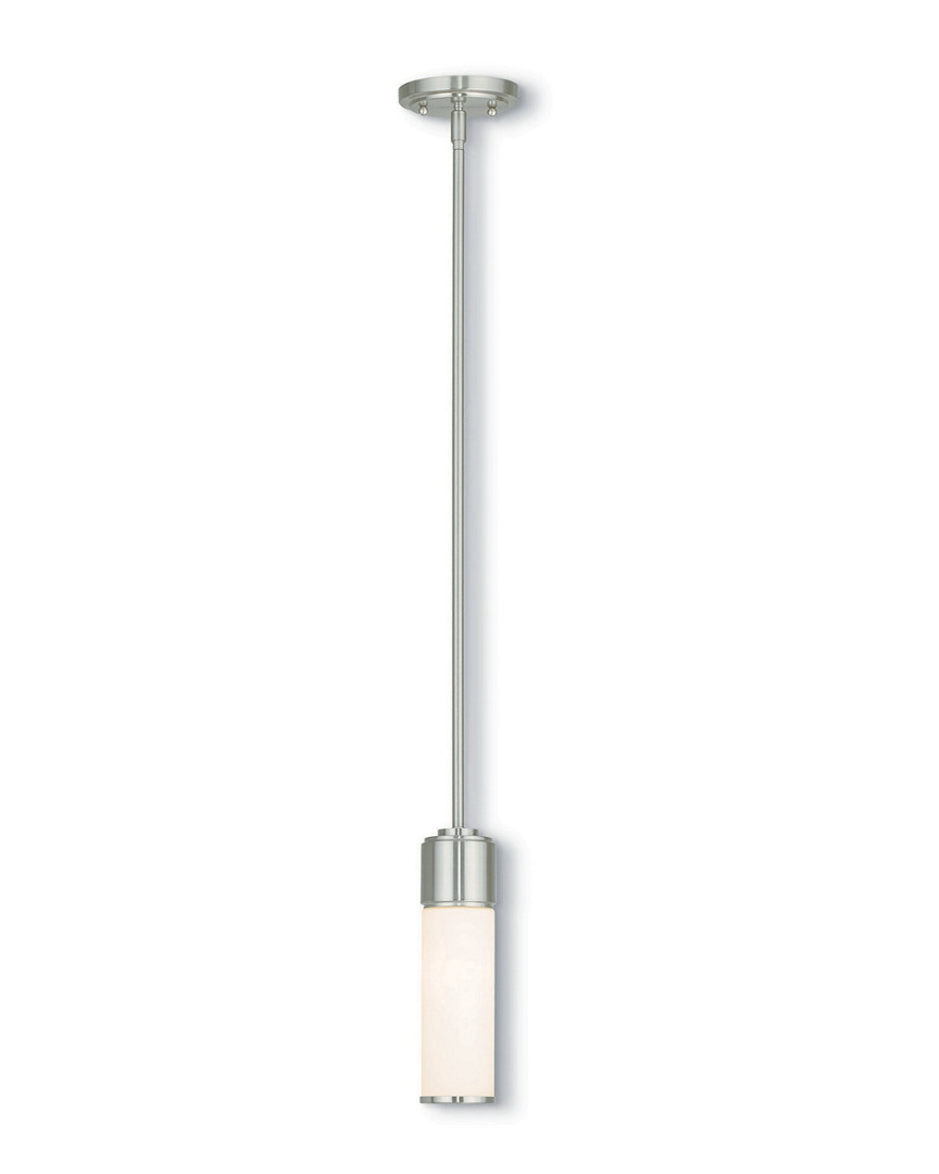 Livex Lighting Livex Weston 1-light Brushed Nickel Mini Pendant