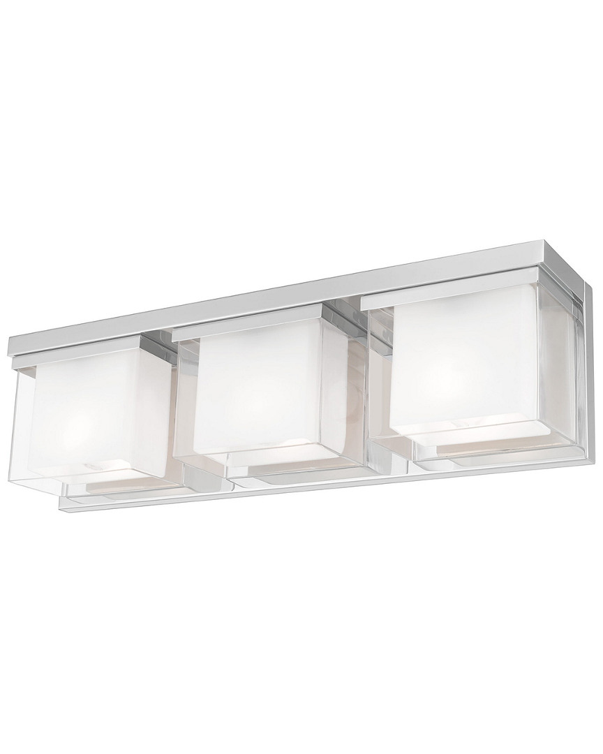 Livex Lighting Livex Duval 3 Lt Polished Chrome Bath Vanity