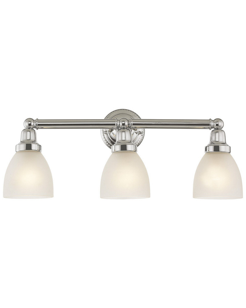 Livex Lighting Livex Classic 3-light Polished Chrome Bath-light
