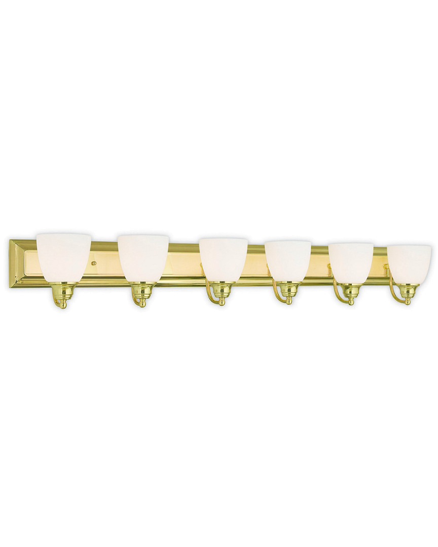 Livex Lighting Livex Springfield 6-light Polished Brass Bath-light