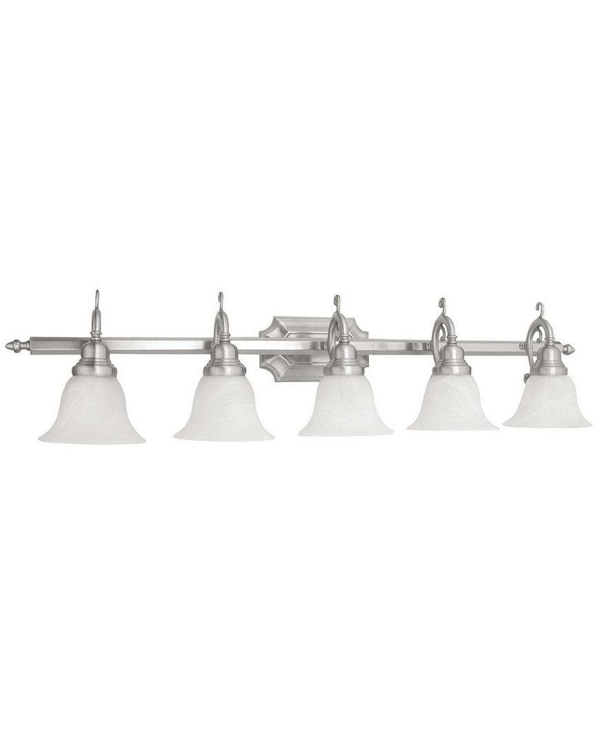 Livex Lighting Livex French Regency 5-light Brushed Nickel Bath-light