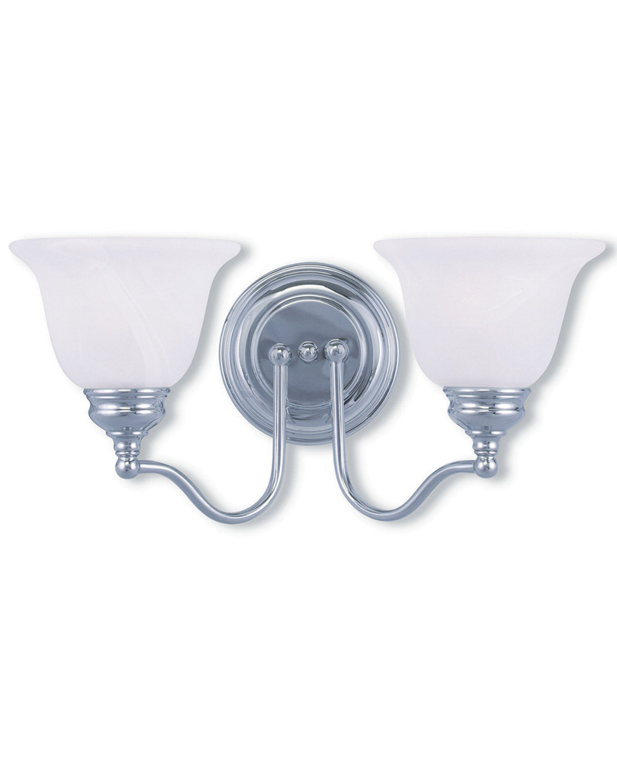 Livex Lighting Livex Essex 2-light Polished Chrome Bath-light