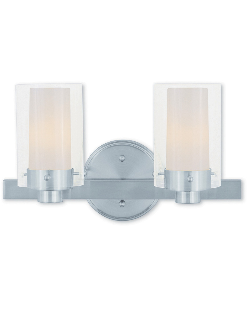 Livex Lighting Livex Manhattan 2-light Brushed Nickel Bath-light